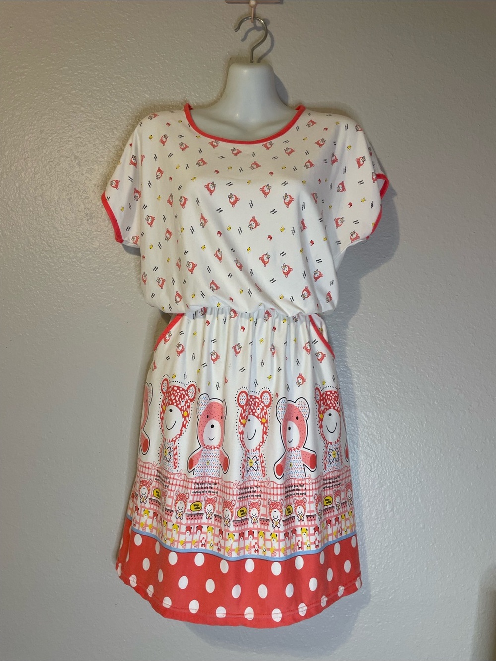 Whimsical Bear Print Dress